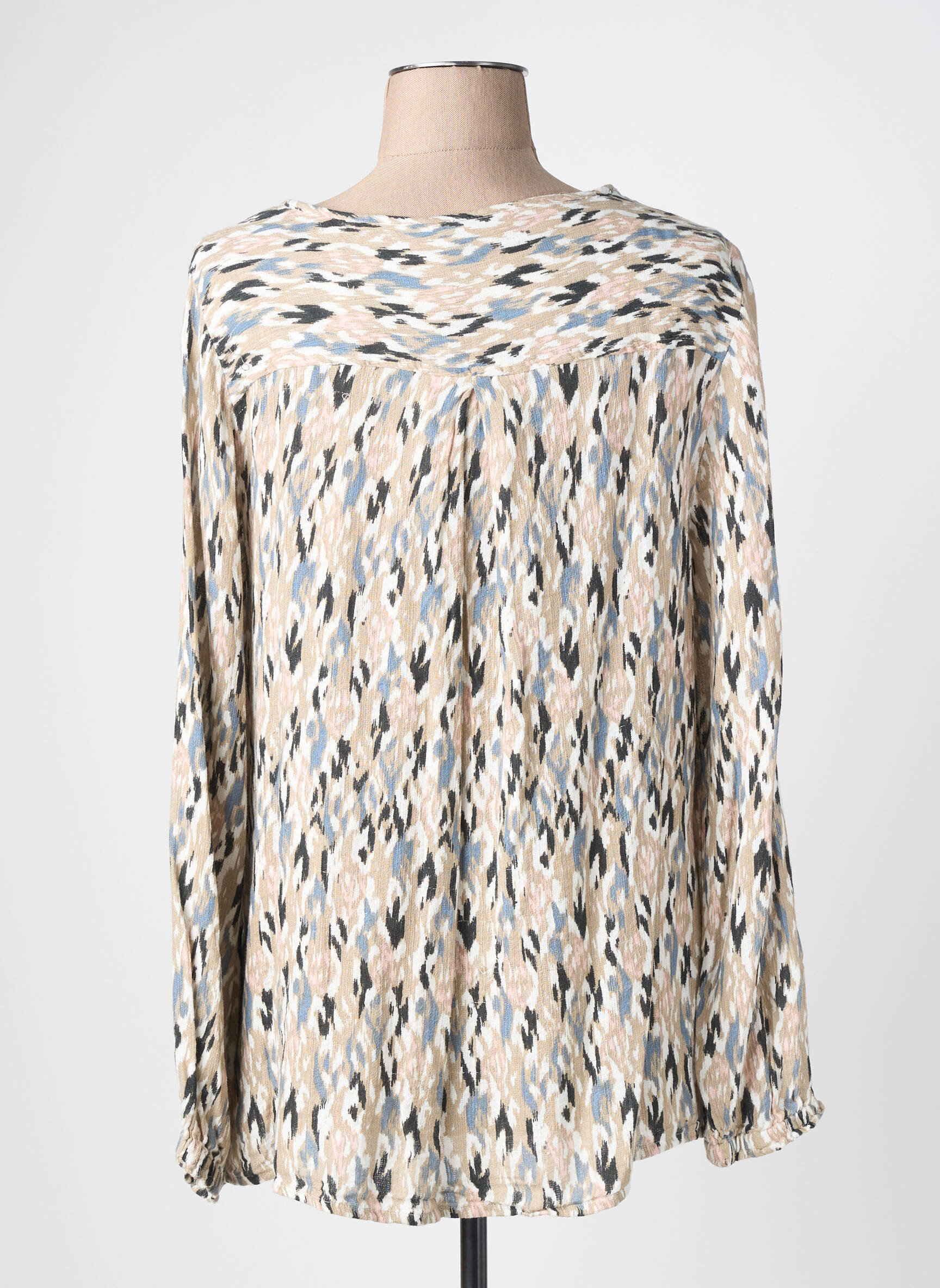 Tricou mâneci lungi mâneci lungi bej CISO femeie