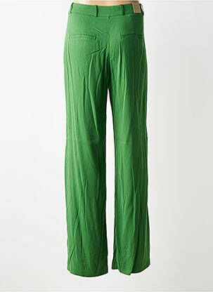 Pantalon drept țesătură crep mărime normală verde CLOUD9 femeie