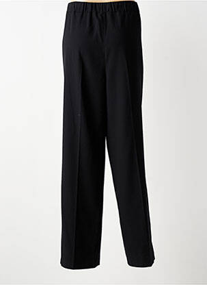 Pantalon drept țesătură crep mărime normală negru JULIE GUERLANDE femeie