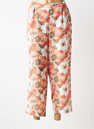 Pantalon 7/8 talie elastică mărime normală portocalie C'EST BEAU LA VIE femeie