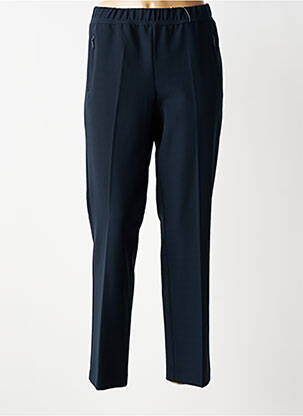 Pantalon slim talie elastică mărime normală albastru ANNA MONTANA femeie