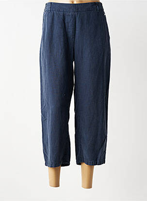 Pantalon 7/8 talie elastică mărime normală albastru GERKE MY PANTS femeie