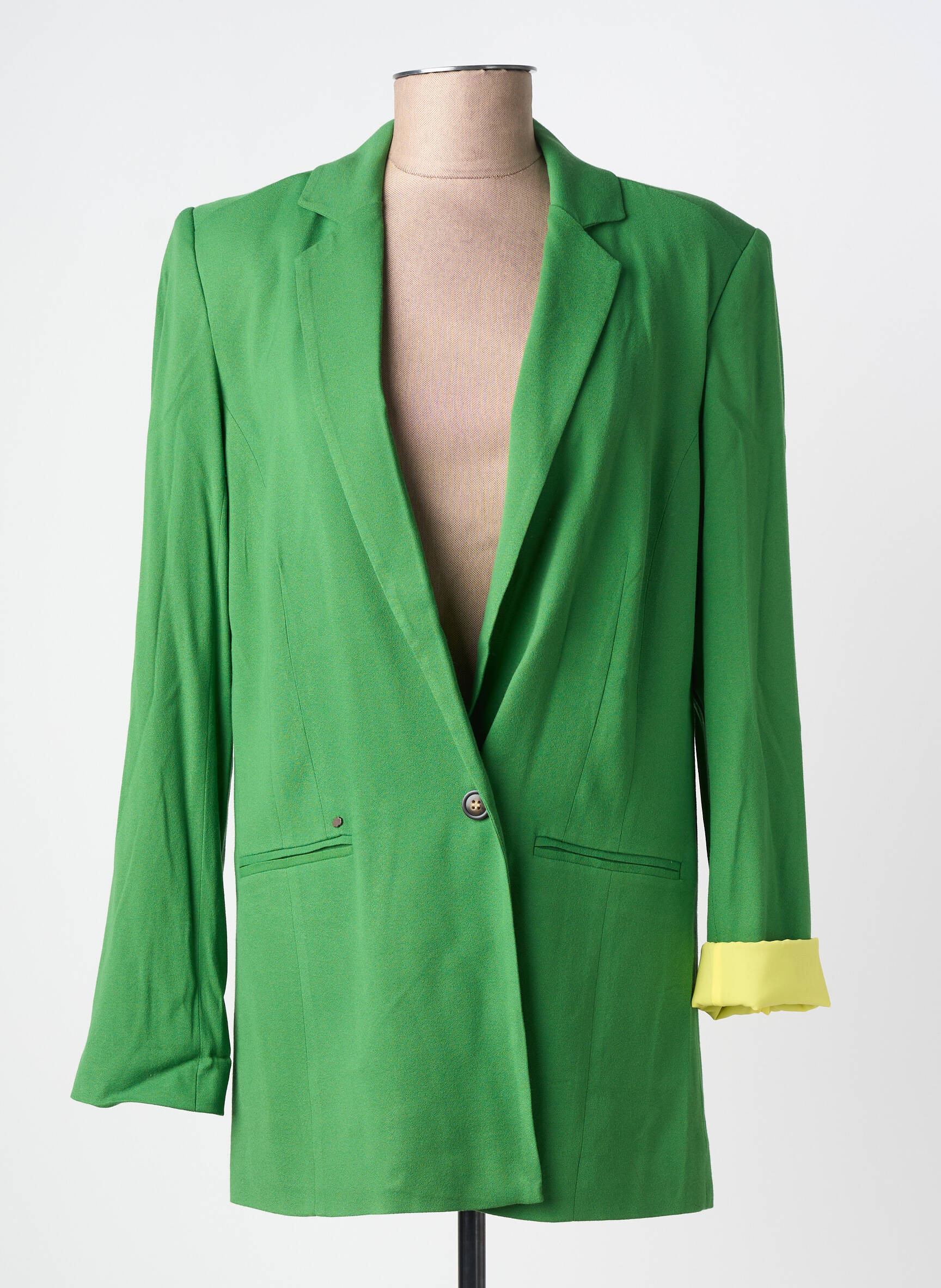 Sacou finisaj interior dublat verde CLOUD9 femeie