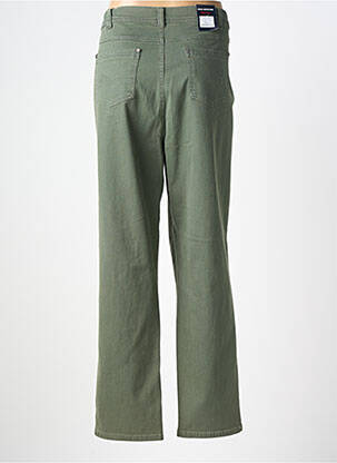 Pantalon drept elasticitate mărime normală verde ANNA MONTANA femeie