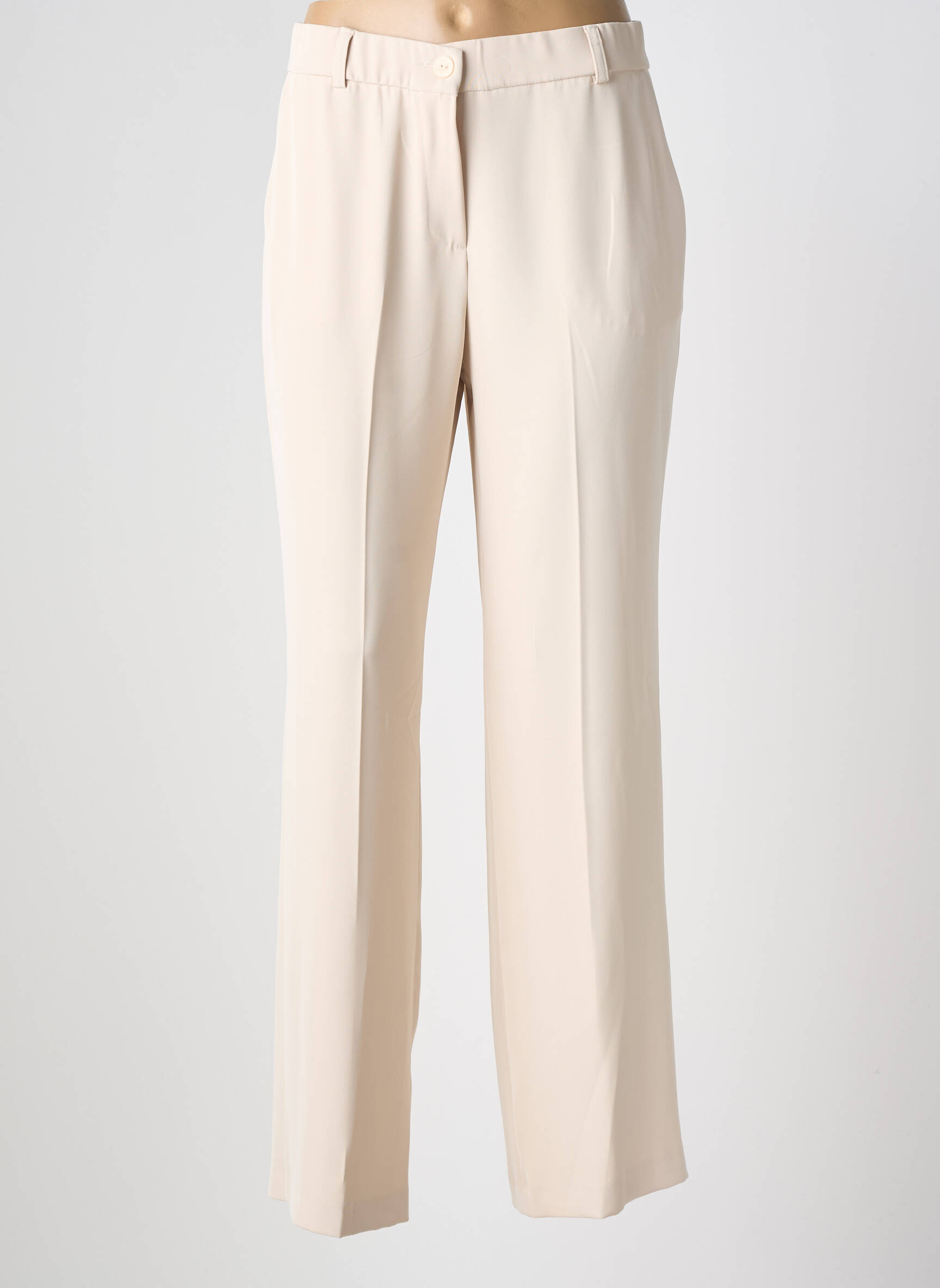 Pantalon drept elasticitate mărime normală bej TINTA femeie