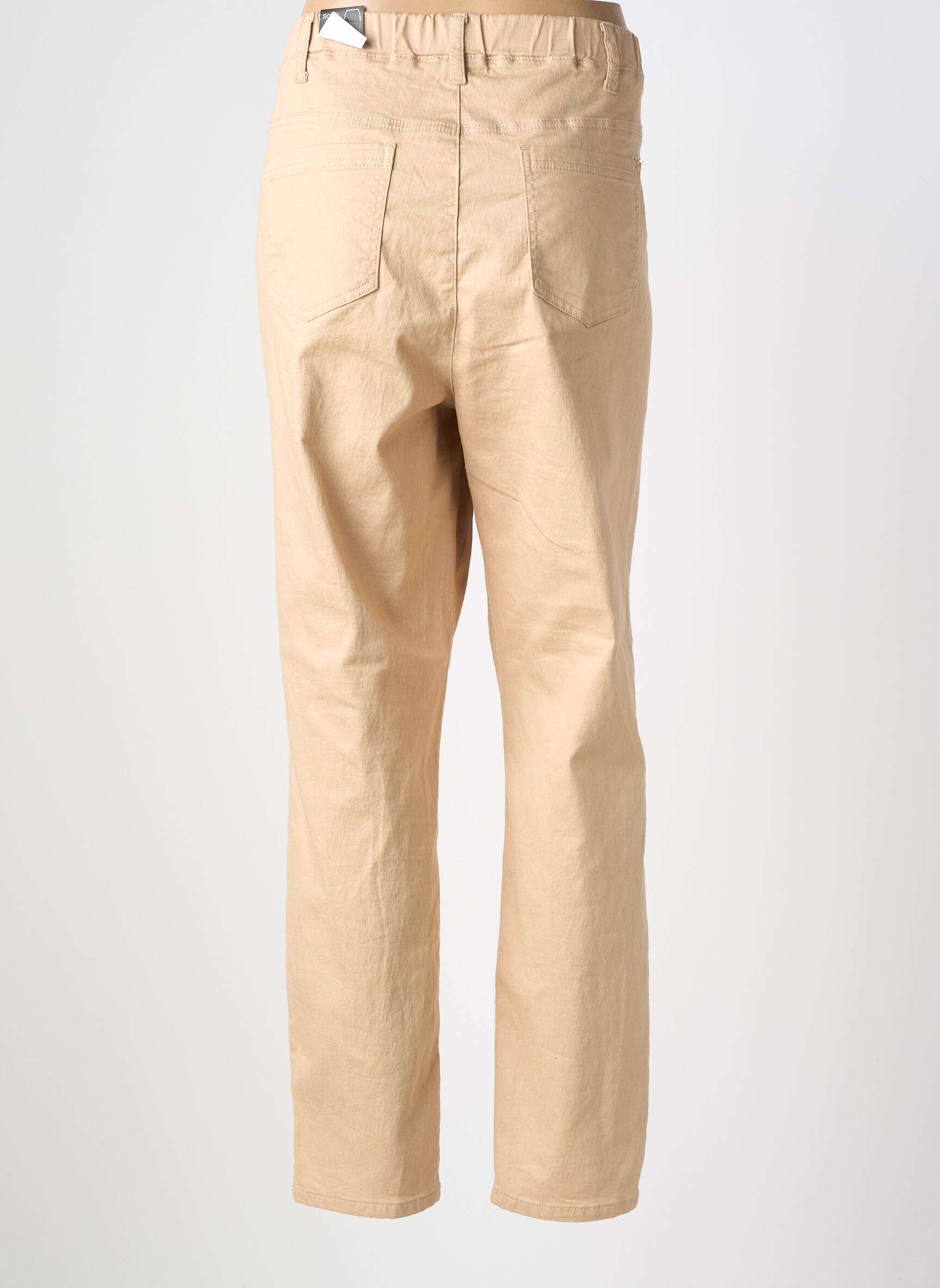 Pantalon drept elasticitate mărime normală bej CISO femeie