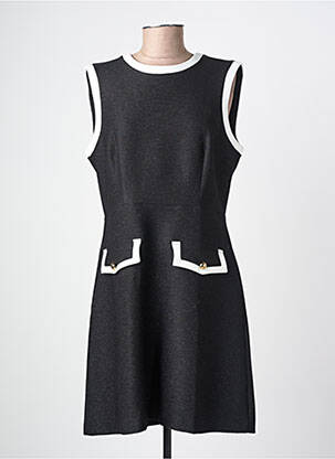 Rochie midi fără mâneci fără mâneci negru FUEGO WOMAN femeie