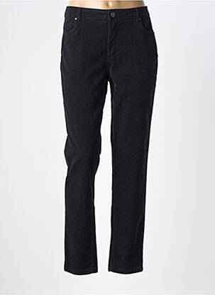 Pantalon drept închidere cu fermoar sub clapetă cu nasturi mărime normală negru FUEGO WOMAN femeie