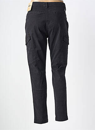 Pantalon cargo subțire mărime normală negru COJ DENIM femeie