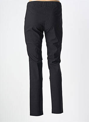 Pantalon slim talie elastică mărime normală negru BIANCA femeie