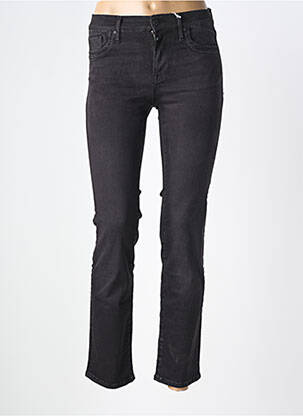Blugi cu croială slim țesătură brută mărime normală negru CUP OF JOE DENIM femeie