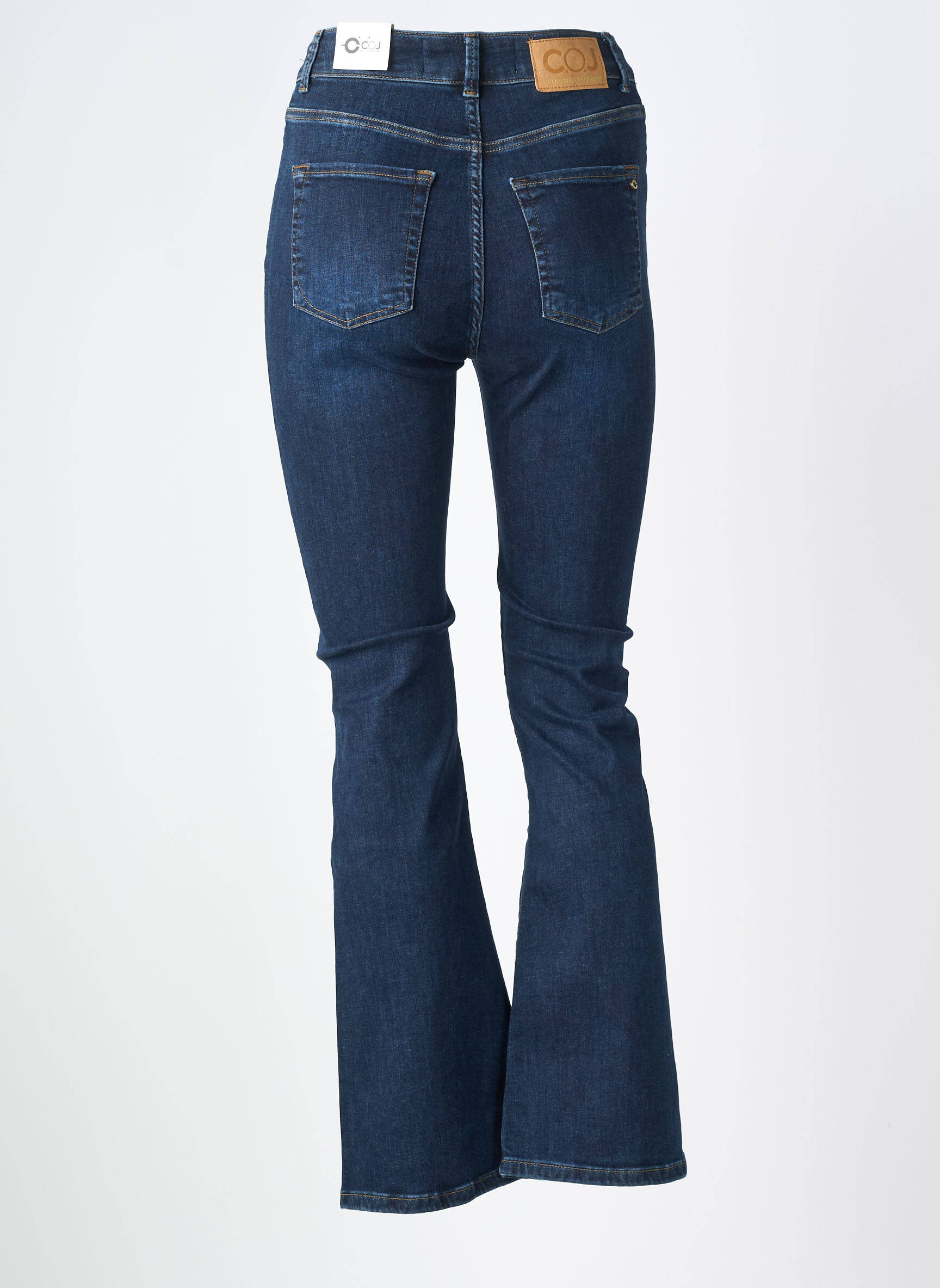 Blugi cu croială evazată mărime normală mărime normală albastru COJ DENIM femeie