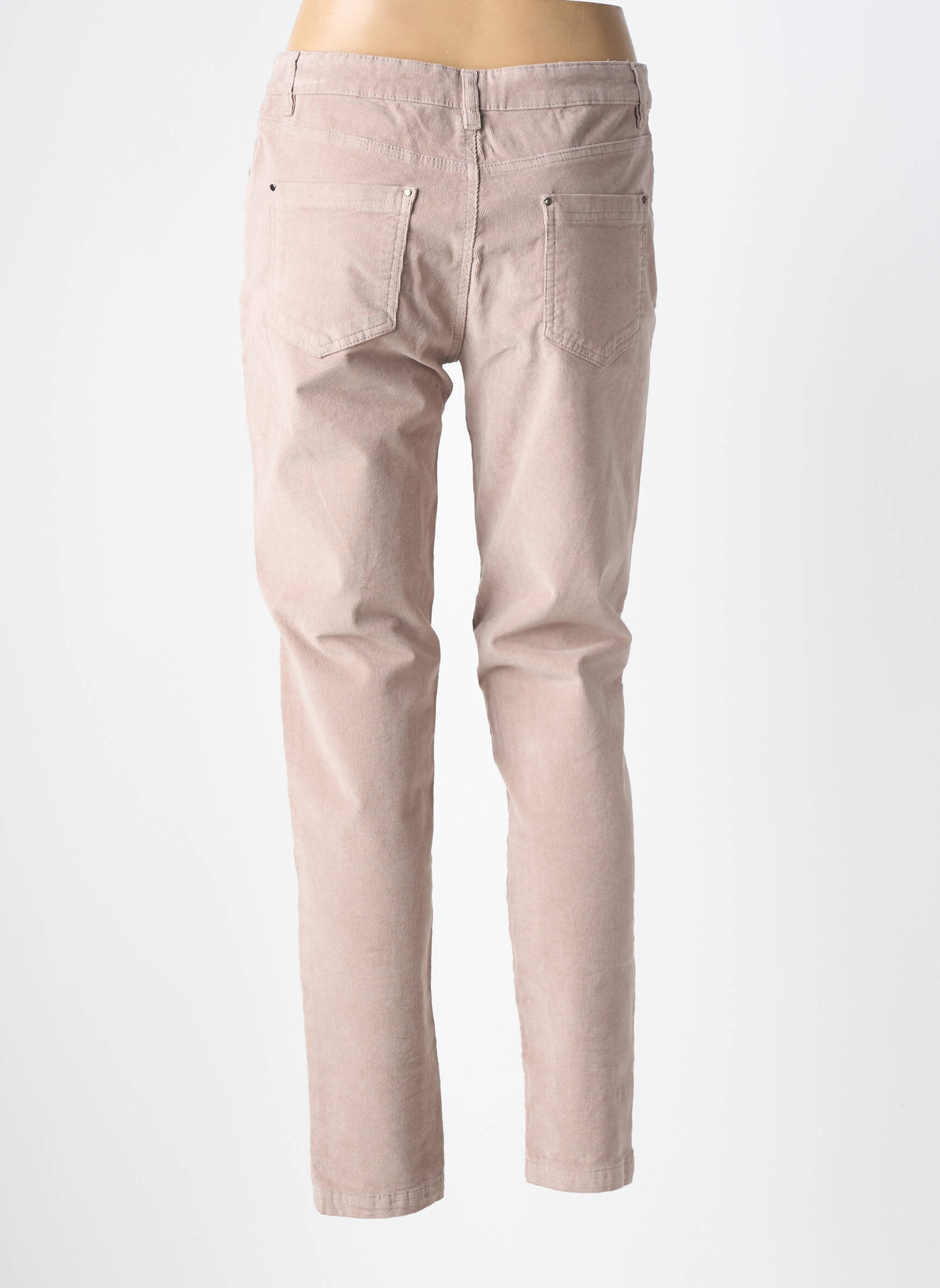 Pantalon slim mărime normală mărime normală bej !OHO! femeie