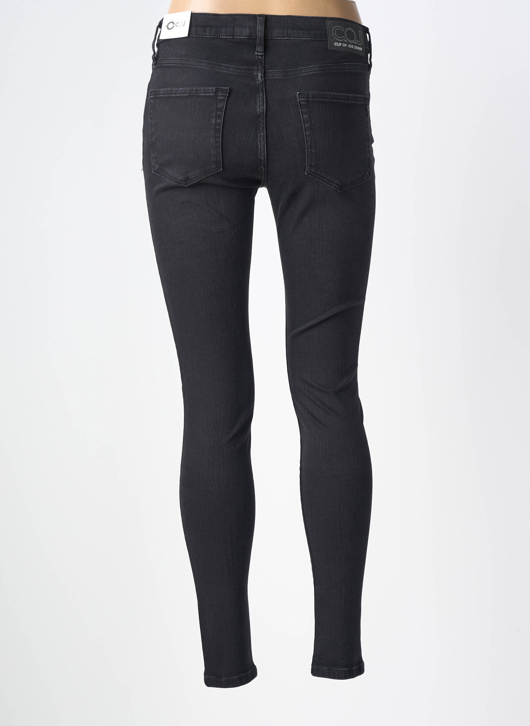 Blugi skinny mărime normală mărime normală negru COJ DENIM femeie