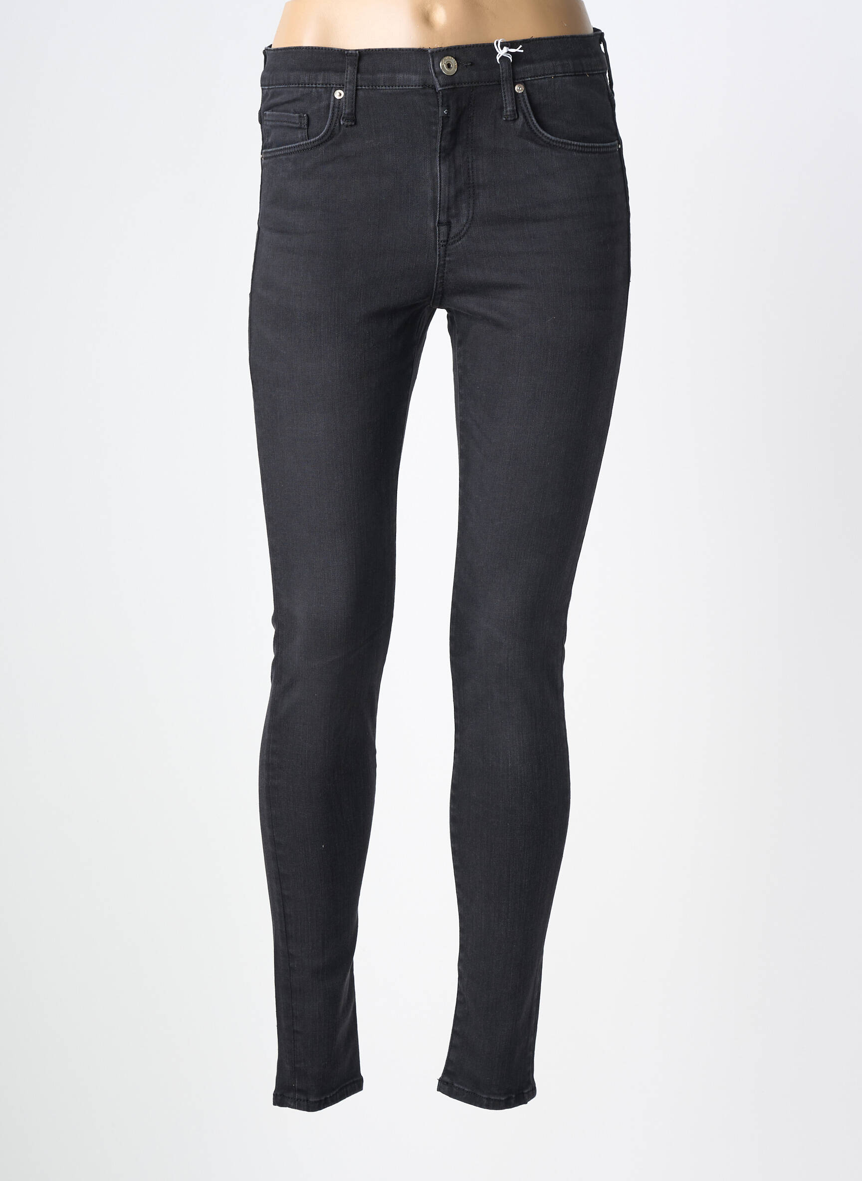 Blugi skinny mărime normală mărime normală negru COJ DENIM femeie