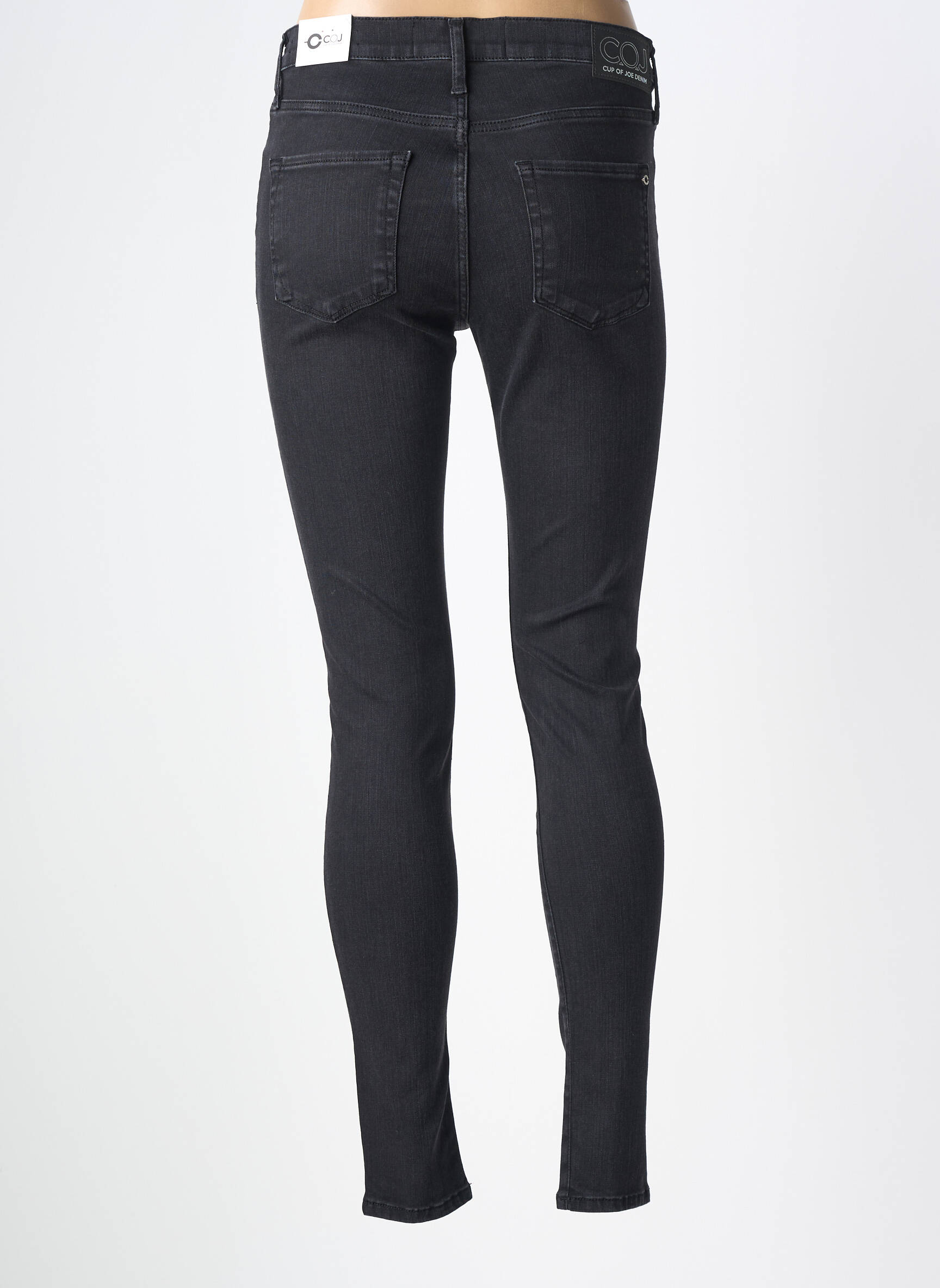 Blugi skinny mărime normală mărime normală negru COJ DENIM femeie