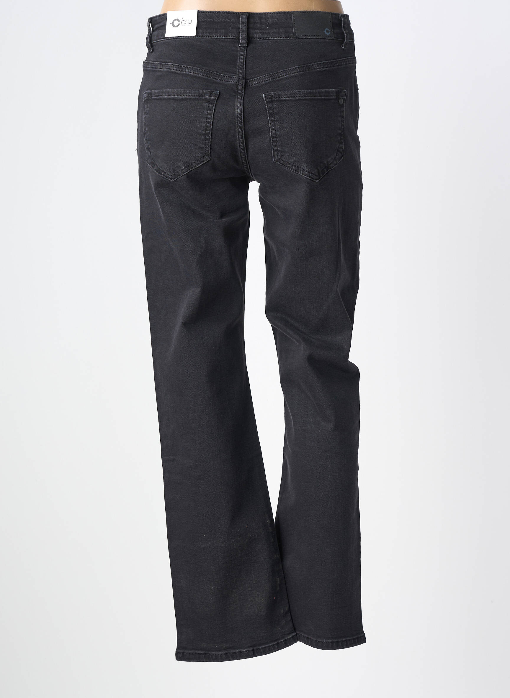Blugi cu croială dreaptă elasticitate mărime normală negru CUP OF JOE DENIM femeie