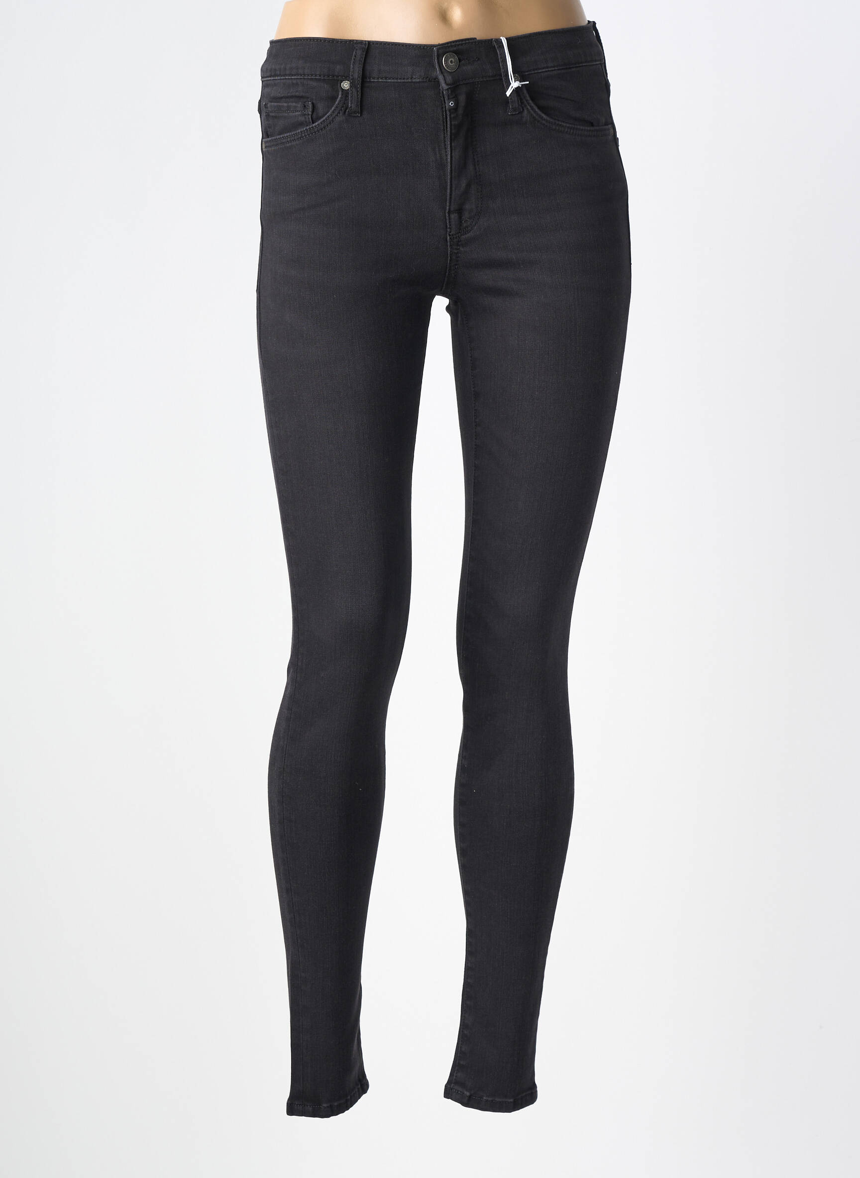 Blugi skinny elasticitate negru CUP OF JOE DENIM femeie