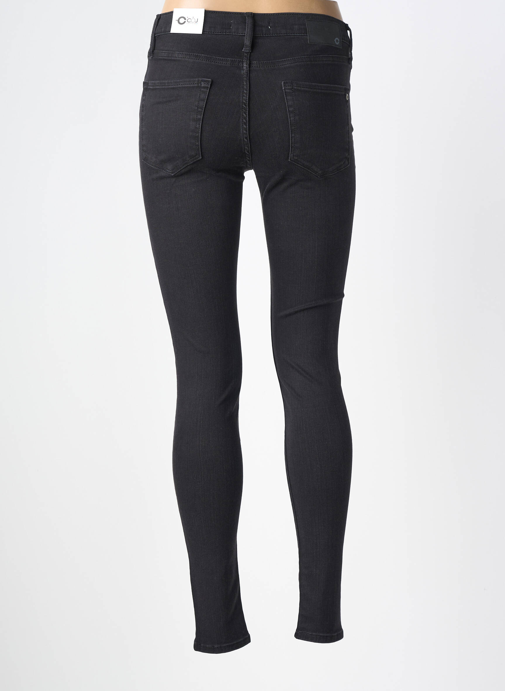 Blugi skinny elasticitate negru CUP OF JOE DENIM femeie