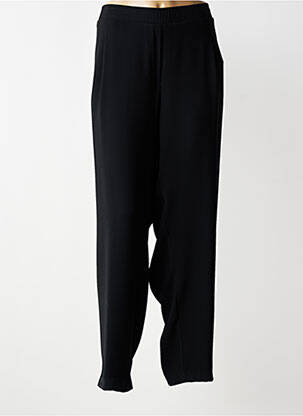 Pantalon drept țesătură poplin mărime normală negru KJBRAND femeie