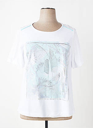 Tricou imprimeu fantezie mâneci scurte alb NO SECRET femeie