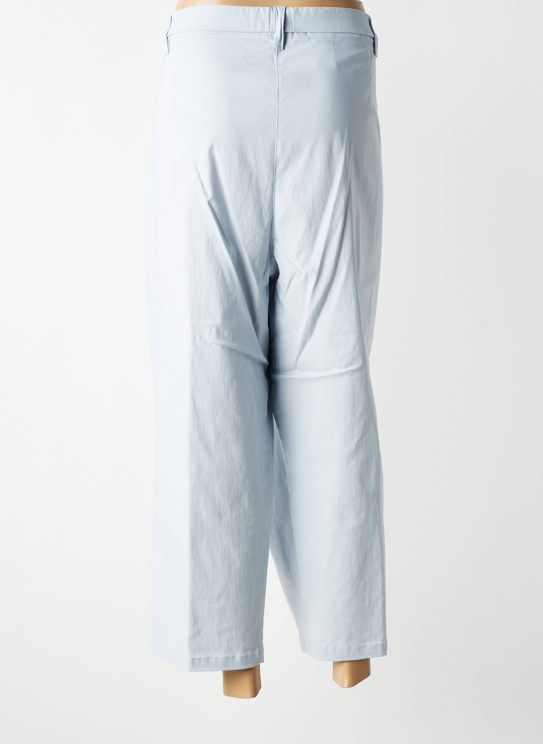 Pantalon trei sferturi croială dreaptă mărime normală albastru KJBRAND femeie