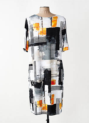 Rochie midi mâneci scurte mâneci scurte negru KAREN KEVIN femeie