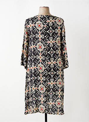 Rochie midi croială fluidă mâneci lungi negru G!OZE femeie