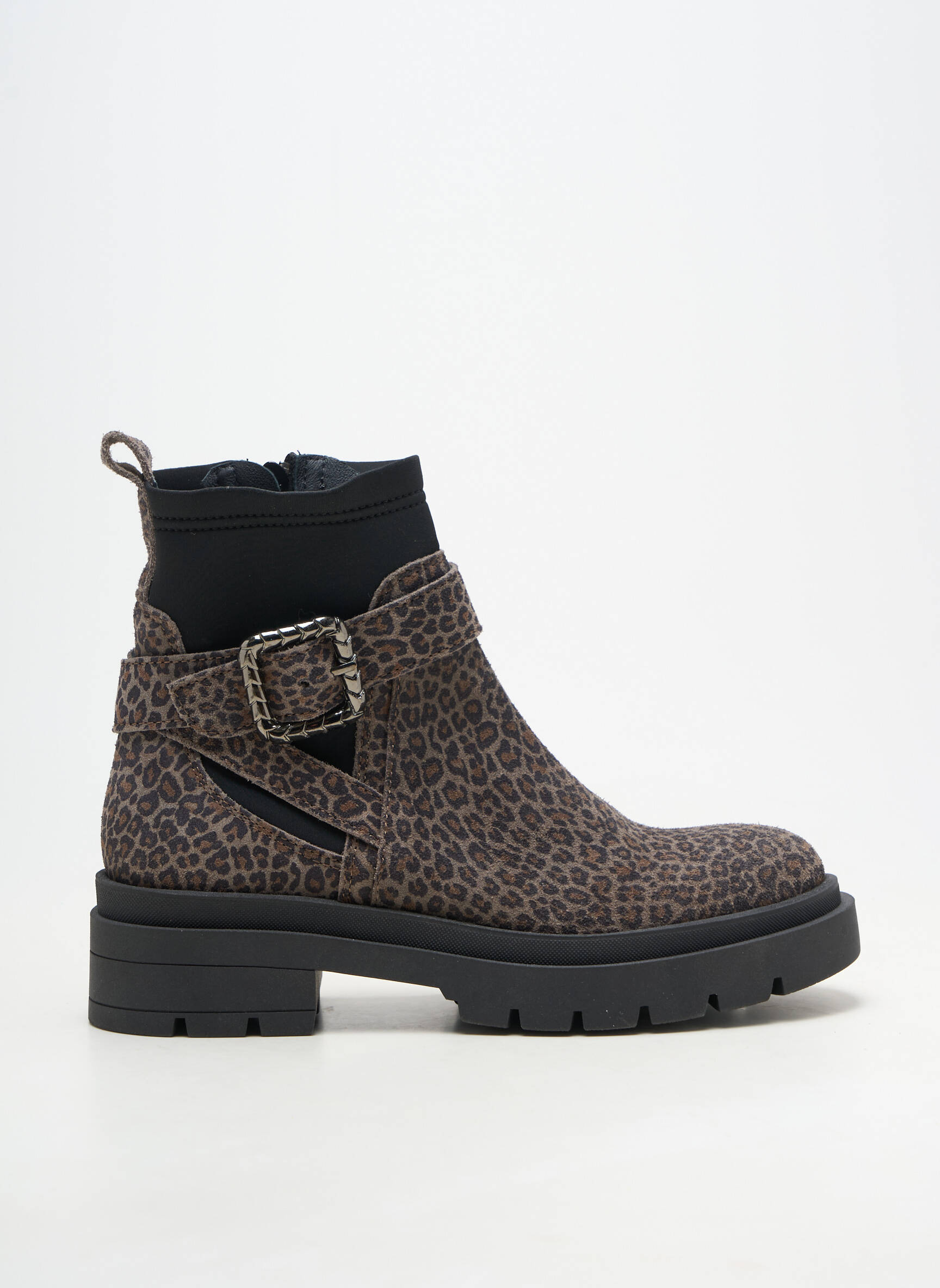 Botine/ghete toc mic toc de 4 la 6 cm negru REGARD femeie