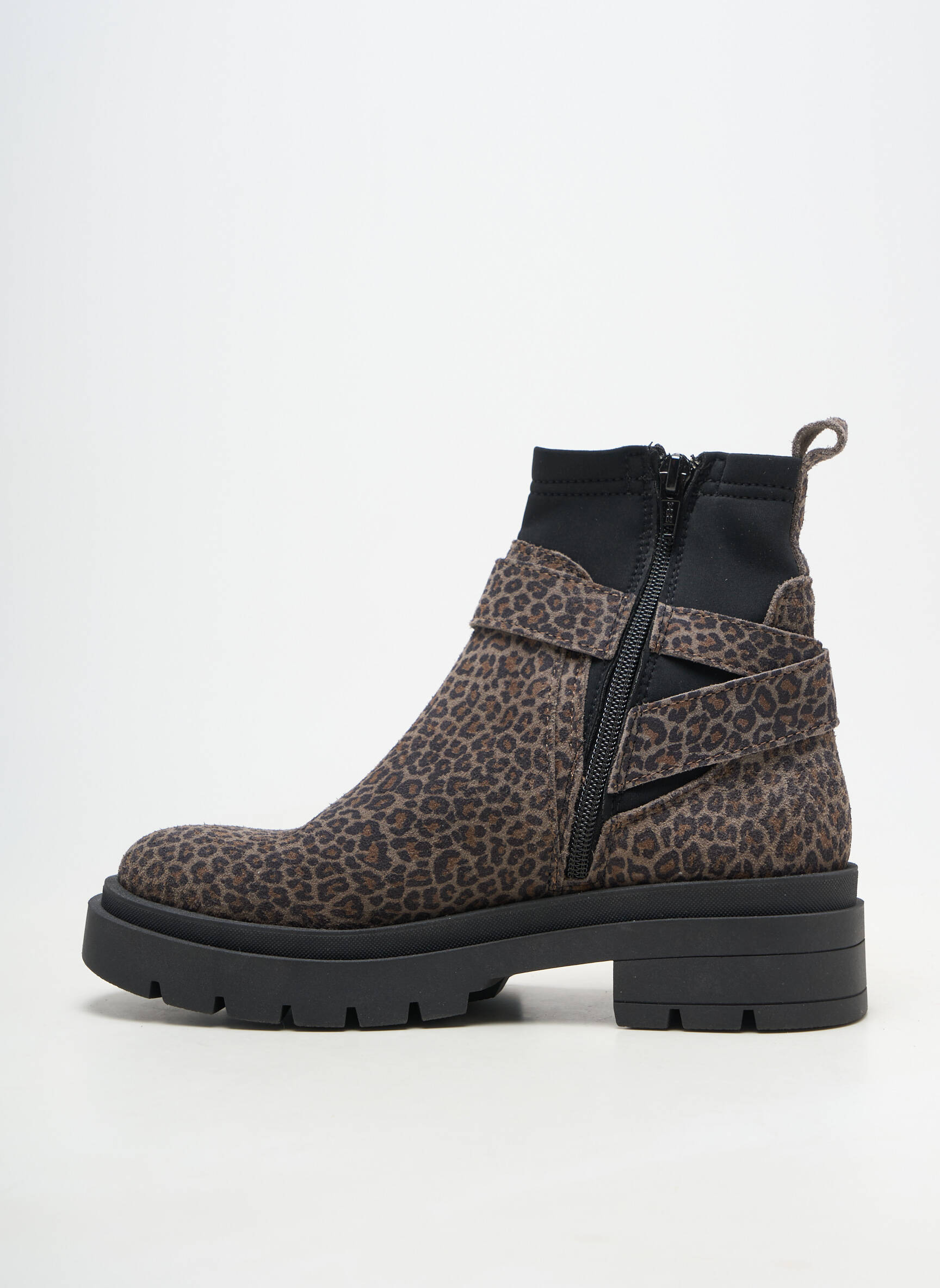 Botine/ghete toc mic toc de 4 la 6 cm negru REGARD femeie