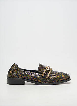 Mocasini material neted toc plat până la 3 cm negru ADIGE femeie