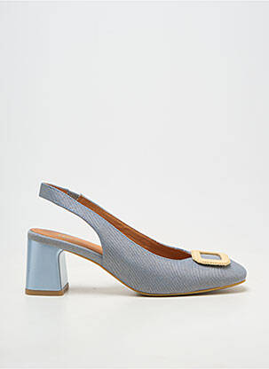 Pantofi cu toc toc de 7 la 9 cm albastru FUGITIVE femeie