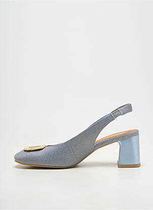 Pantofi cu toc toc de 7 la 9 cm albastru FUGITIVE femeie