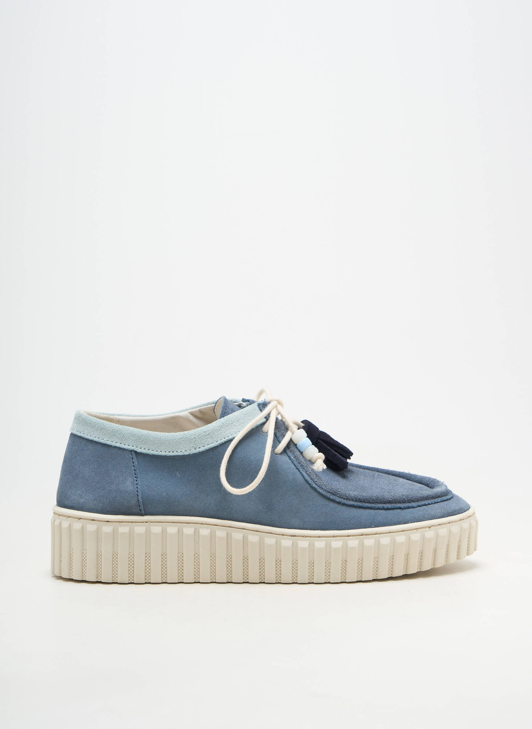 Adidași platformă toc de 4 la 6 cm albastru COCO ET ABRICOT femeie
