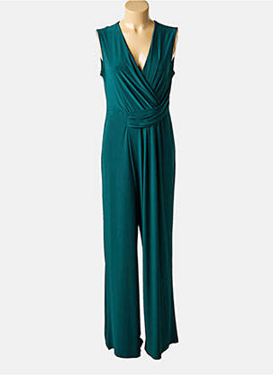 Salopetă-pantalon fără mâneci fără mâneci verde PAZ TORRAS femeie