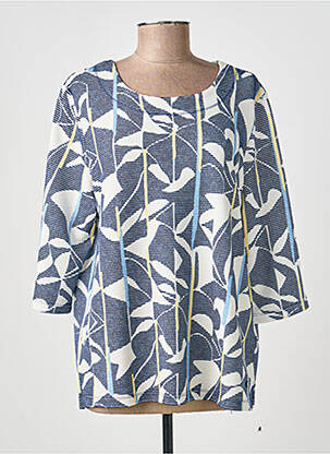 Tricou mâneci 3/4 mâneci 3/4 albastru OLSEN femeie