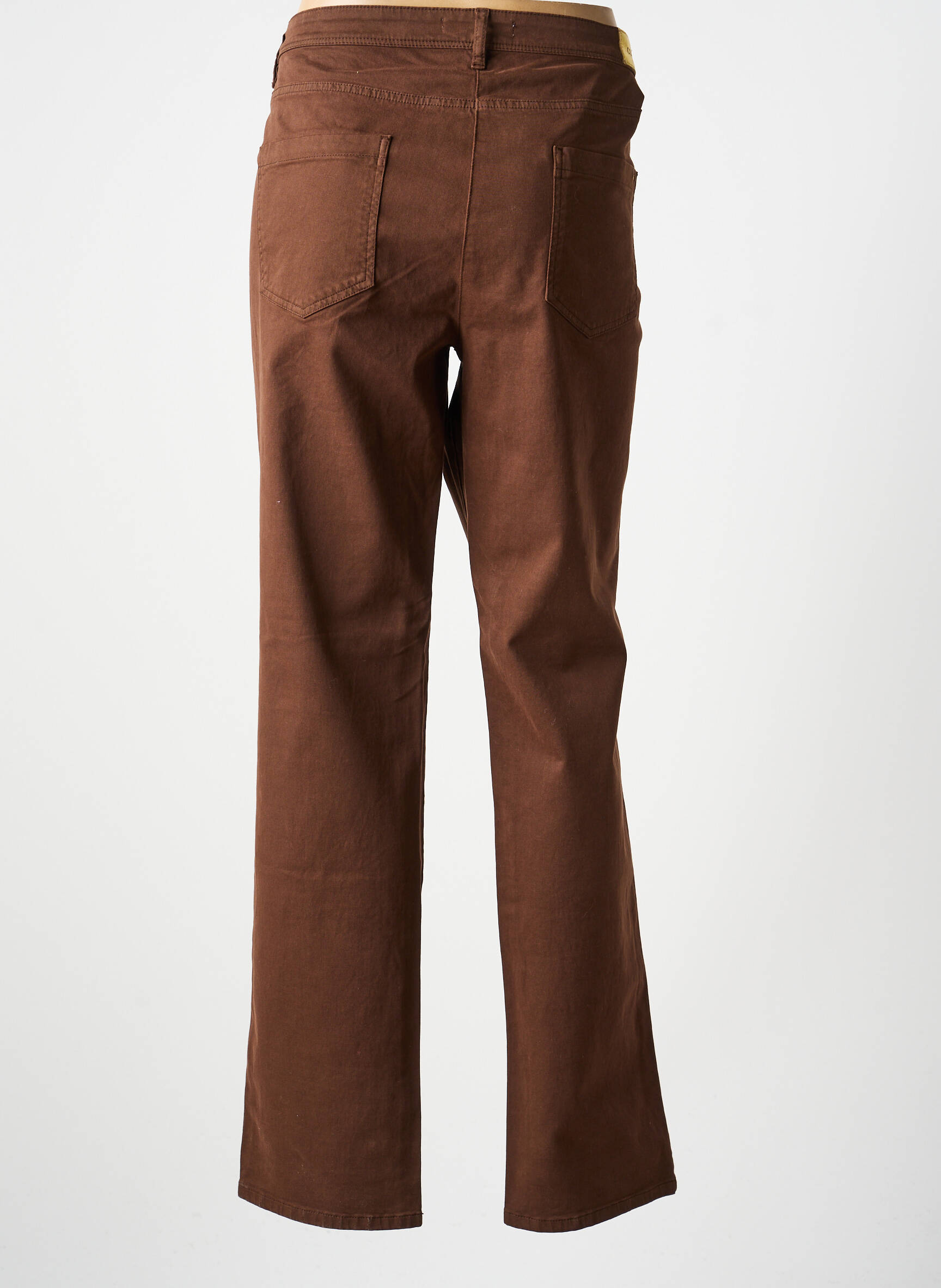 Pantalon drept elasticitate mărime normală maro COUTURIST femeie