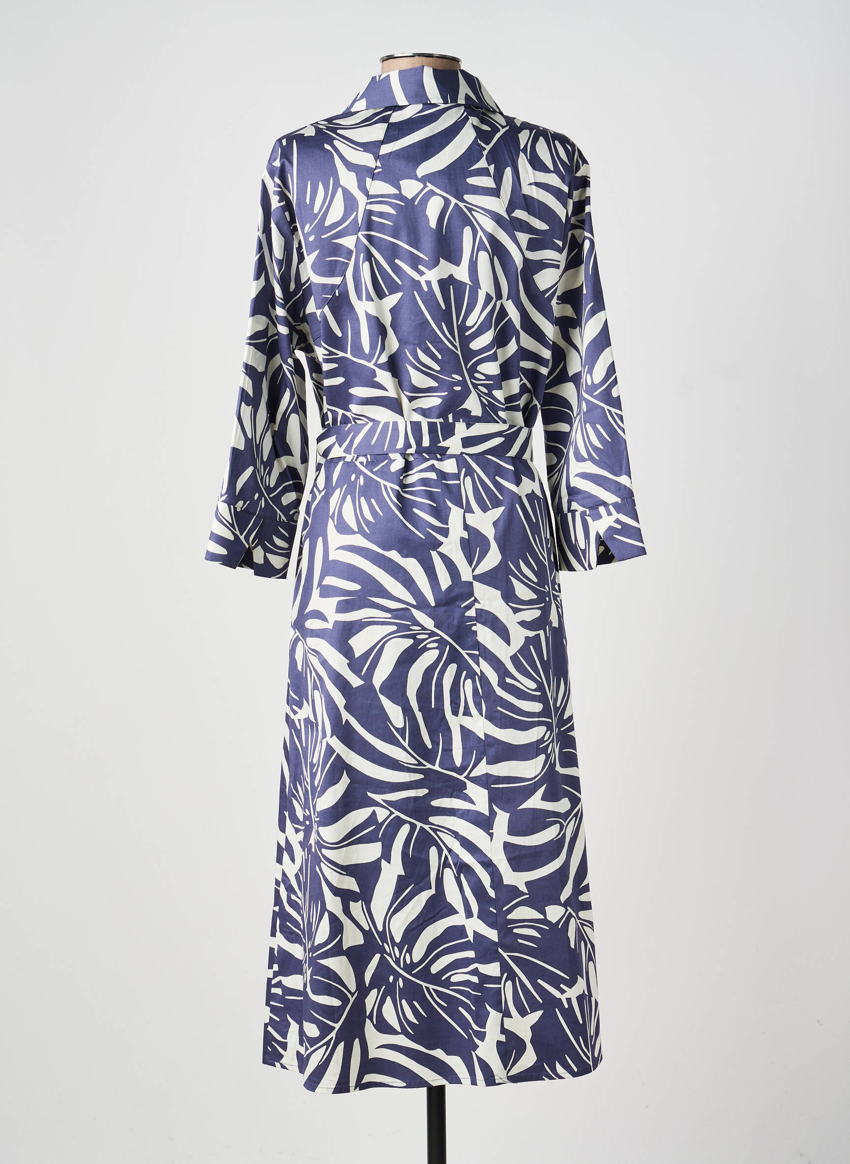 Rochie lungă mâneci lungi mâneci lungi albastru OLSEN femeie