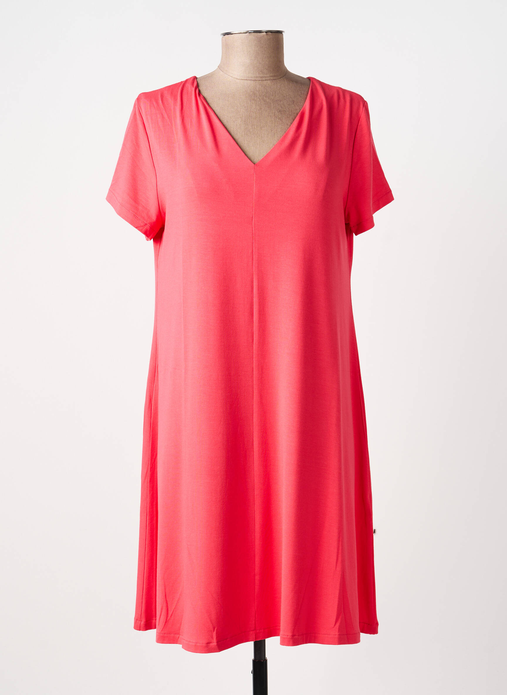 Rochie midi mâneci scurte mâneci scurte roz GUITARE femeie