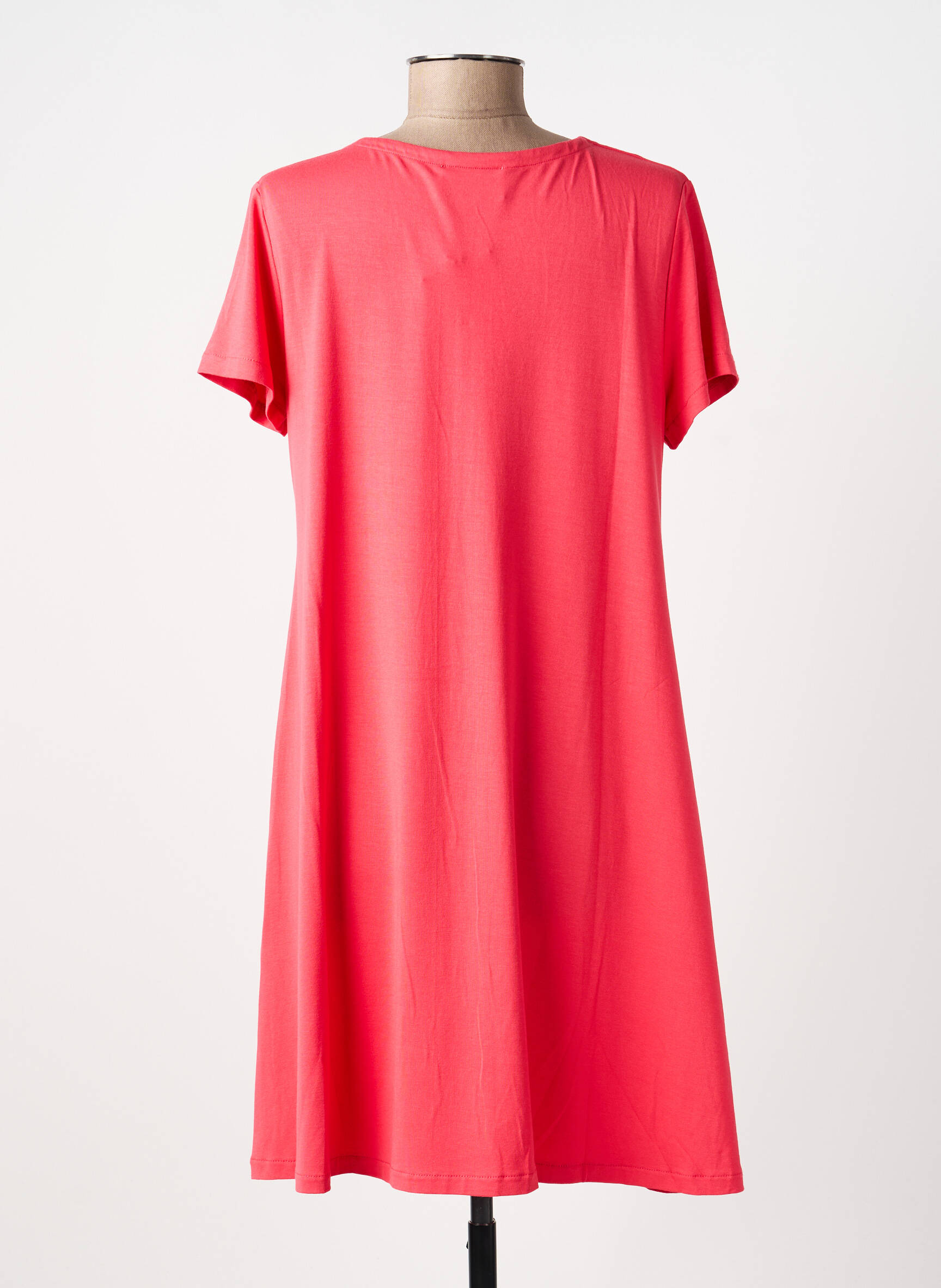 Rochie midi mâneci scurte mâneci scurte roz GUITARE femeie