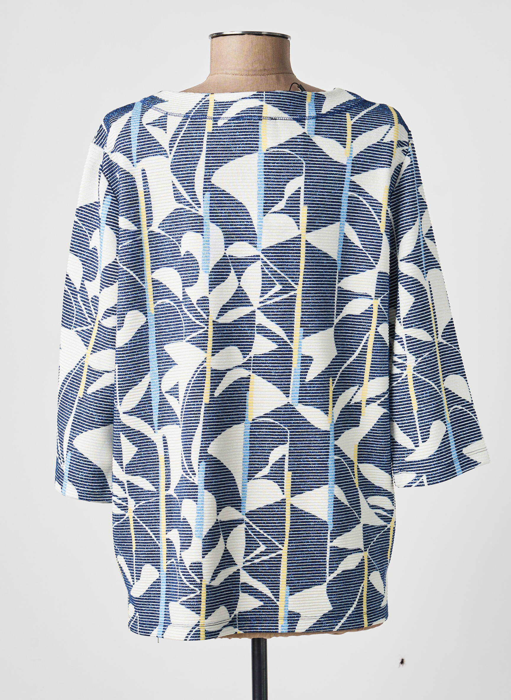 Tricou mâneci 3/4 mâneci 3/4 albastru OLSEN femeie