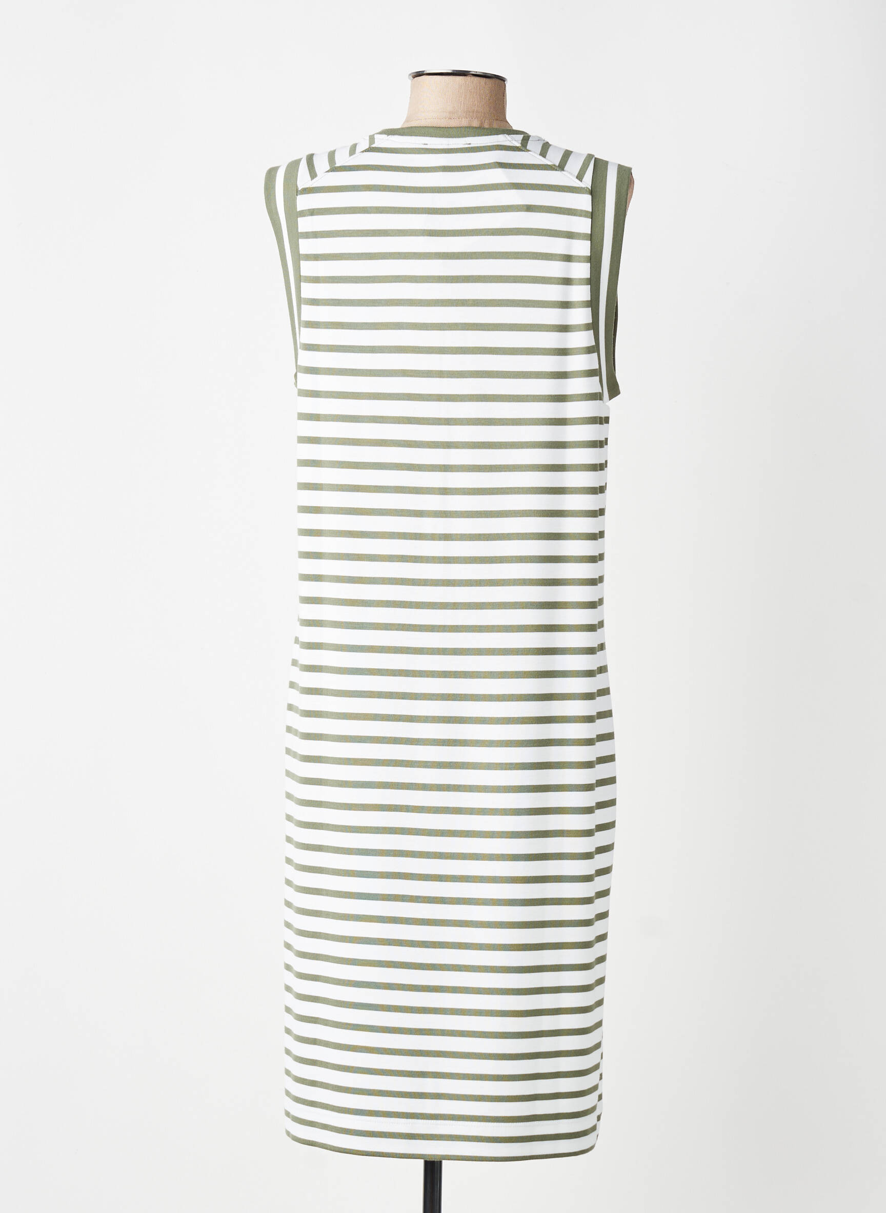 Rochie midi fără mâneci fără mâneci alb OLSEN femeie