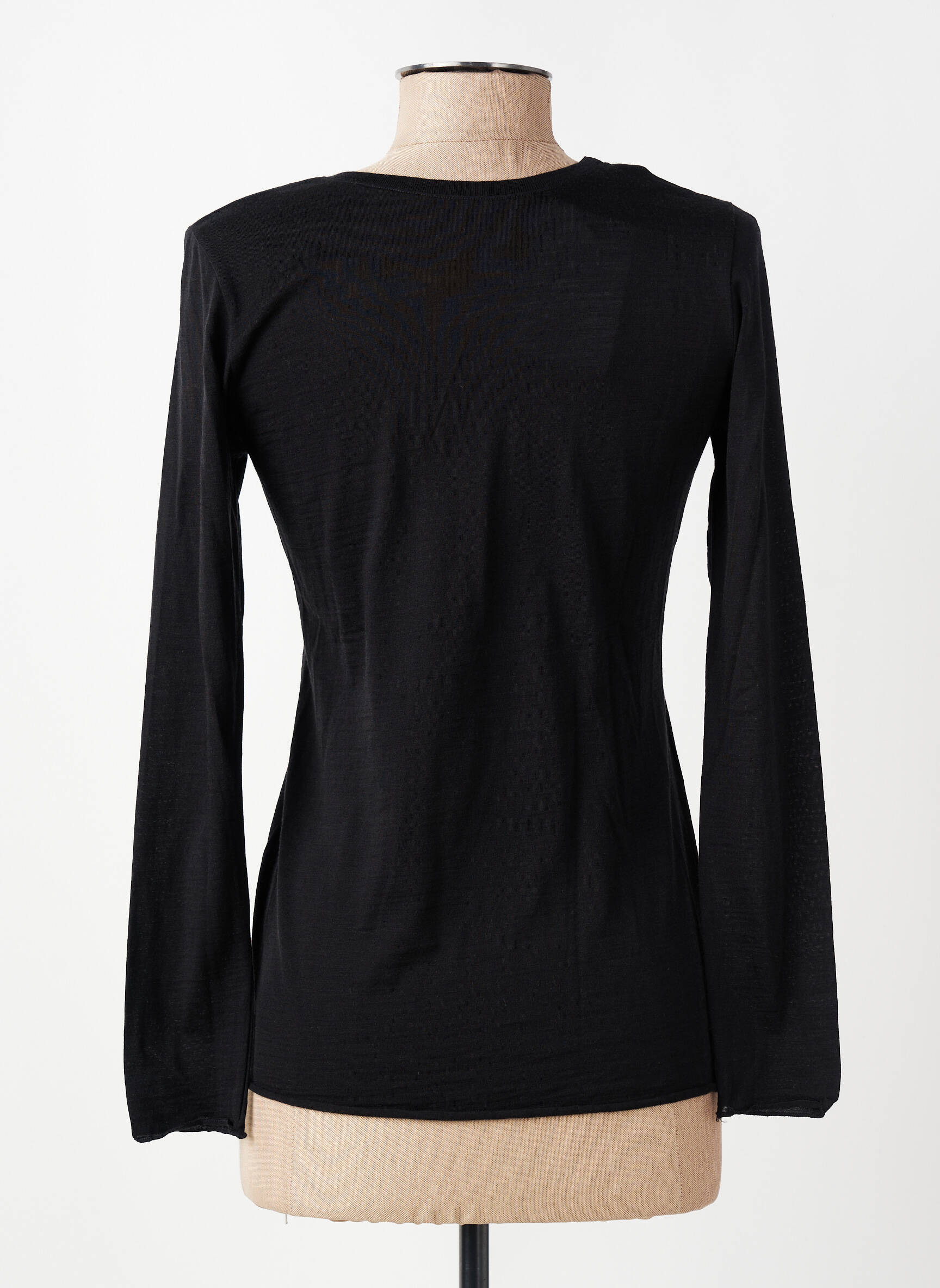 Tricou mâneci lungi mâneci lungi negru LISANZA femeie