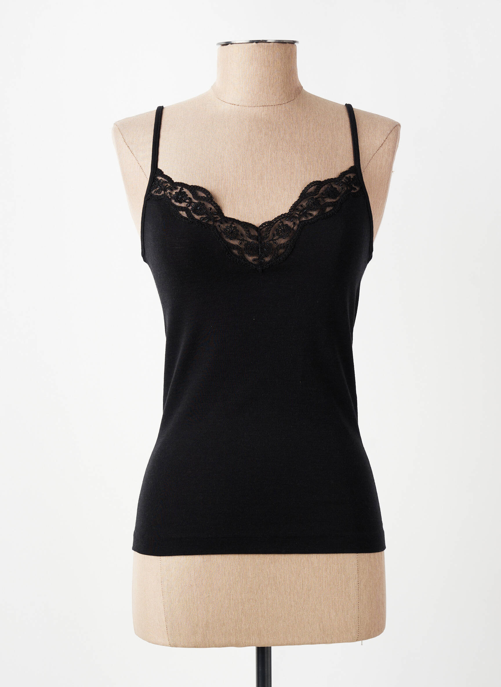 Top/caraco negru LISANZA femeie