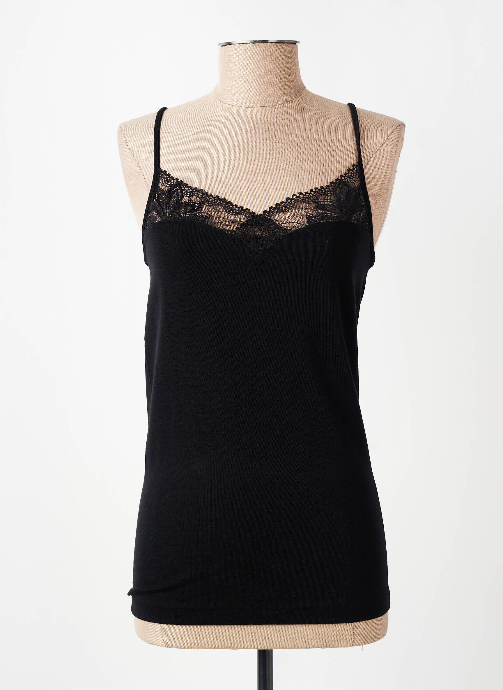 Top/caraco negru LISANZA femeie