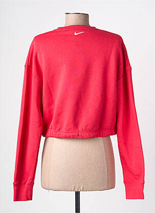 Pulover strânsă pe partea de jos mâneci lungi roz NIKE femeie
