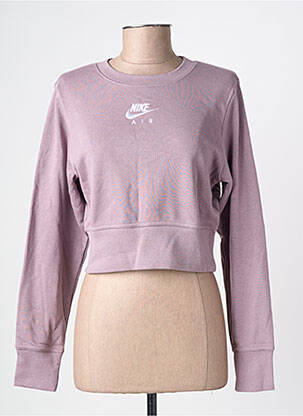 Pulover elasticitate mâneci lungi violet NIKE femeie