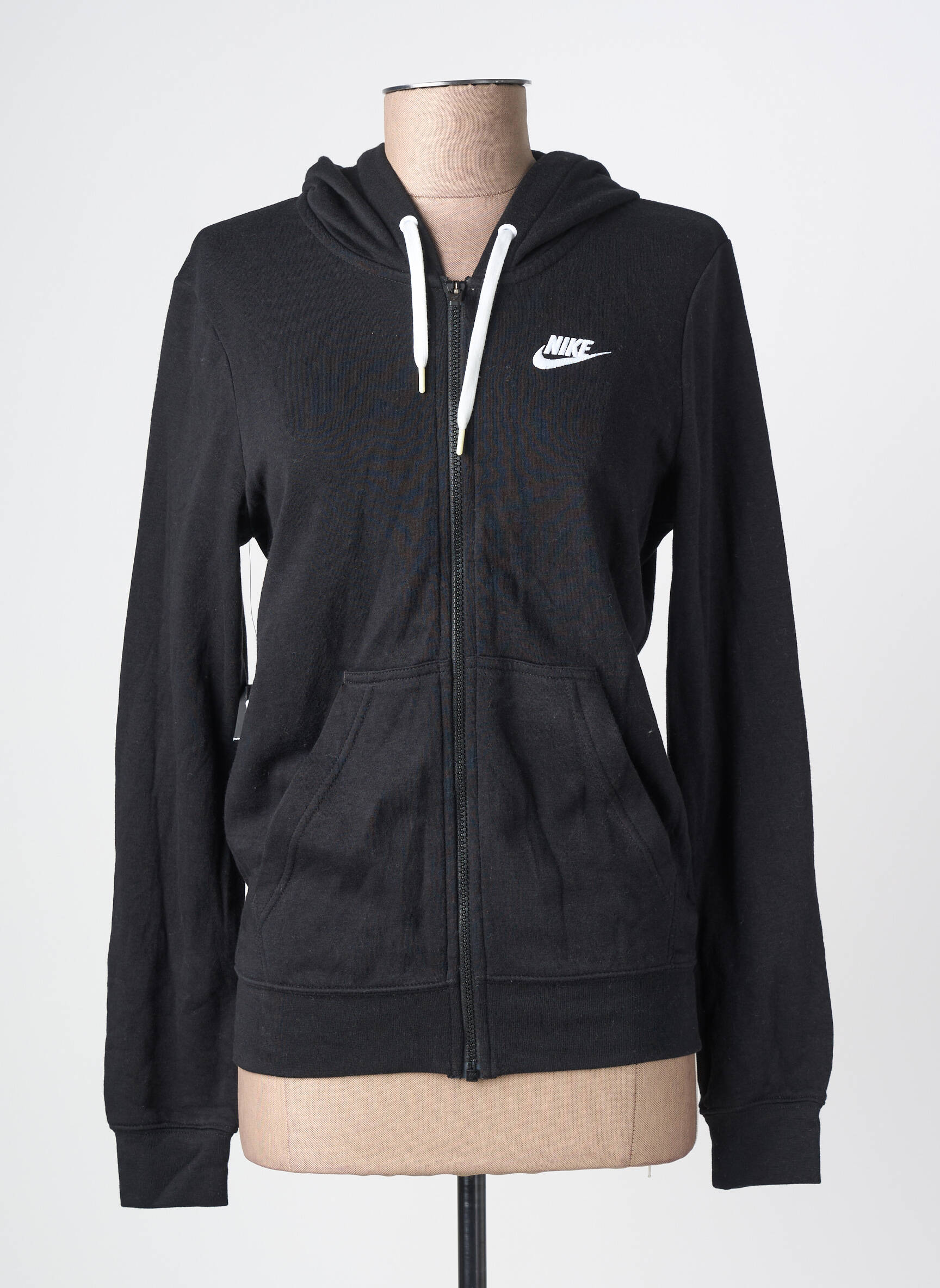 Jachete casual închidere cu fermoar pe față negru NIKE femeie