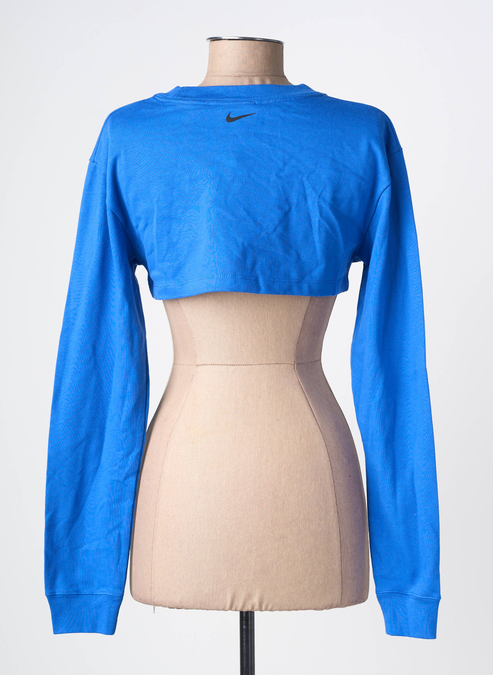 Hanorac elasticitate mâneci lungi albastru NIKE femeie