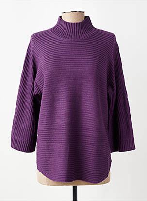 Pulover croială dreaptă mâneci lungi violet HEINE femeie